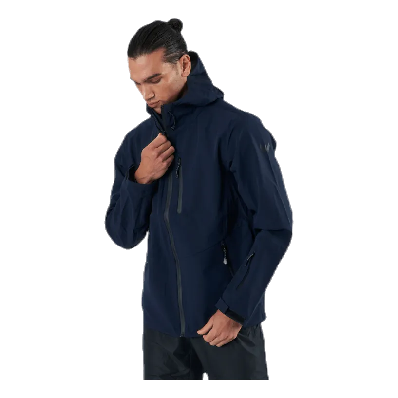 Roy Hardshell Ski Jacket W-PRO 15000 Blue